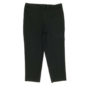 Ruby Rd Straight Leg Crop Women's size 16 Dark Wash Black Dress Pants